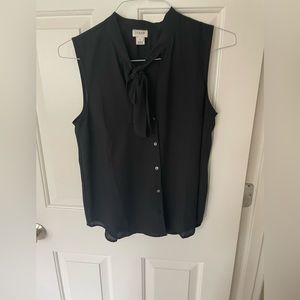 J.crew sleeveless button down